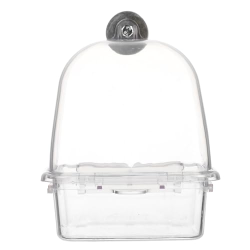 ケージ用セキセイインコ用給餌器、鳥かご用給餌器、自動オウム用給餌器、オウム用鳥かご用給餌器、耐久性のあるペットの鳥用フードコンテナ