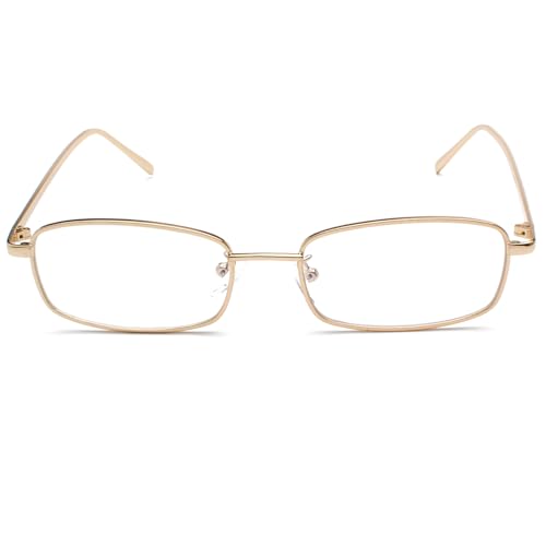 Ggpyyon Blue Light Blocking Glasses for Women Men,Gaming Computer Glasses Anti Glare Headache Eyes Strain Glasses with Blue Light Filter(Gold/Clear) - Image 2