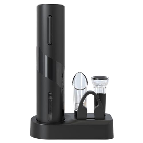 Jnchdghwa Abridor de Vino Eléctrico, Recargable, Automático, con un Solo, Ideal para Cocina, Fiestas, Bares y Restaurantes.
