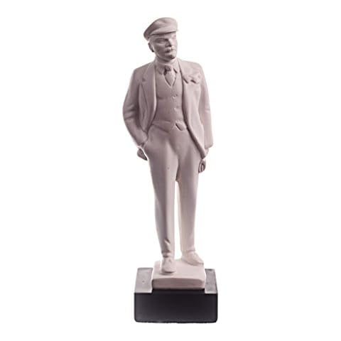 Soviet Russian USSR Leader Vladimir Lenin Marble Bust Statue Sculpture 16 cm Cover