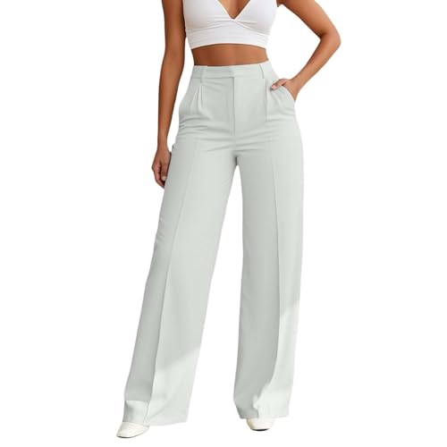 Pantalon droit confortable pour femme en tissu extensible doux et respirant