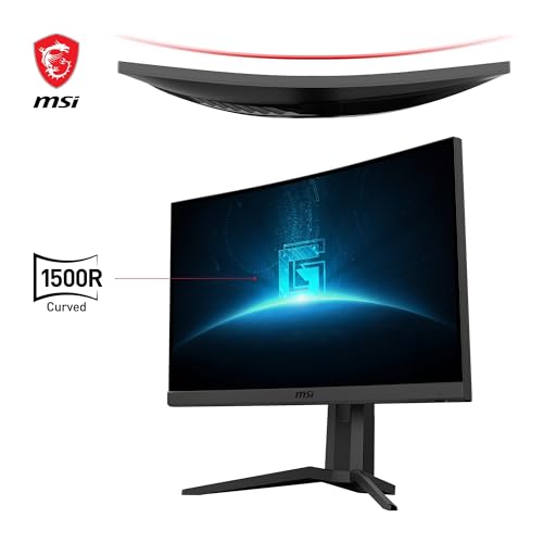G24C6P E2 Monitor Gaming 23,6" FHD - Pannello VA Rapid (1920 x 1080), 180Hz / 1ms - curvatura 1500R, Adaptive Sync, Anti-sfrarfallio, riduzione luce blu - DP 1.2a, HDMI 2.0b CEC - Monitor - Immagine 1