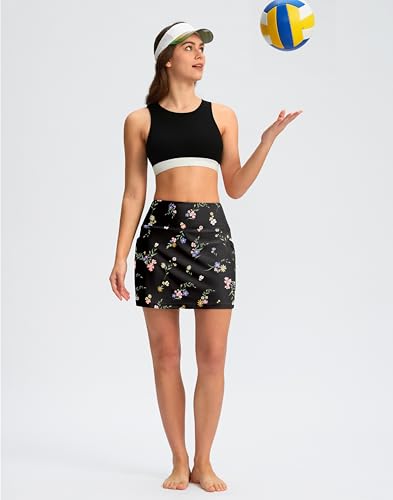 Image of G Gradual Women's 16 inch Swim Skirt with Pockets High Waisted Tummy Control Modest Swimsuit Bathing Suit Bottoms for Women