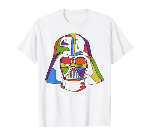 T-shirt Star Wars Dark Vador casque coloré pour éviter les looks ternes