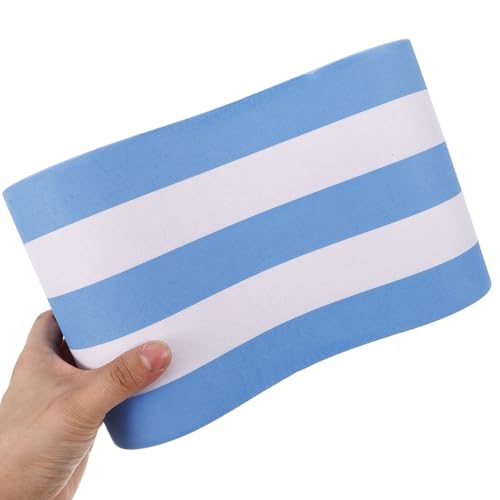 Flotador para piernas para natación para niños azul y blanco miniatura 5