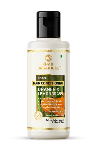 Image of Khadi Organique Orange Lemongrass Hair Conditioner sls & paraben free pack of 2