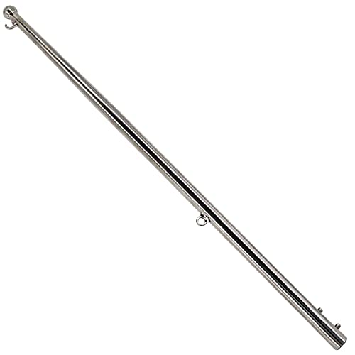 Marine City Polished 304 Grade Stainless Steel Strong And Durable Flag Stanchion Pole 30 Inches For Marines – Boats – Yachts (Pack Of 1) #TOP5