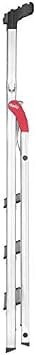 Hailo 8160-407 L60 Safety Ladder, 4 Steps, Multifunction Tray, Hinge Protection, Made in Germany