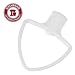 KitchenAid KSM35CFB Coated Flat Beater, White