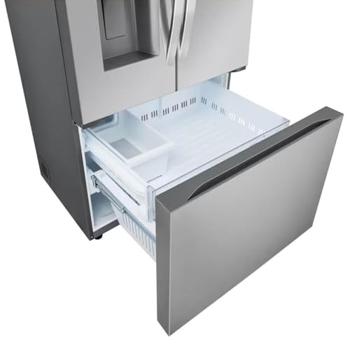 LG LRRXC2606S 26 Cu. Ft. Stainless Counter-Depth French Door Smart Refrigerator on Fridge.com