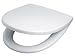 Produktbild AquaSu - 57071 8 - WC-Sitz in Weiß - Passend zur Keramik Serie luCanto - Hochwertiger Toilettensitz aus Duroplast & Edelstahl-Scharnier