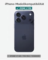 Mous Keramik-Displayschutzfolie kompatibel mit iPhone 17 Pro, Gehärtetes Glas, Bruchsicher – Ansicht 7
