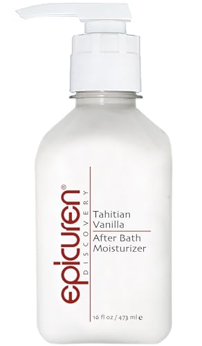 epicuren DISCOVERY Tahitian Vanilla After Bath Body Moisturizer, 16 oz.