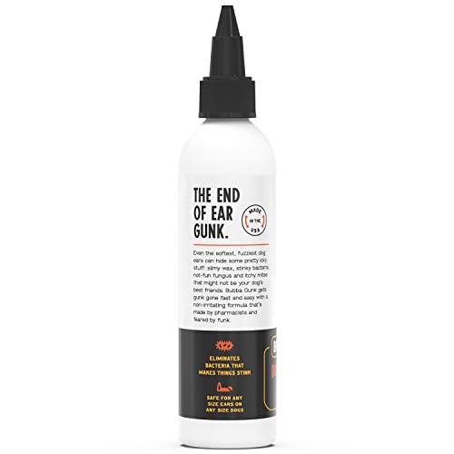 Bubbas Dog Ear Cleaner - Pharmacist Formulated Dog Itch Relief - Ear Cleaning Solution That Will Remove Bacteria, Yeast, Fungus, Mites, And Wax - Puppy And Dog Essentials Anti Itch Ear Wash #TOP5