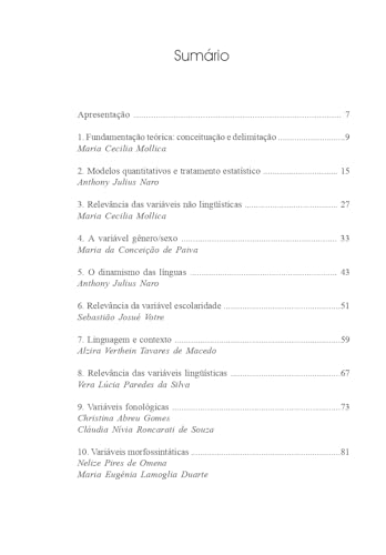 Introdução a sociolinguística: O tratamento da variação