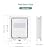 Small Doggie Door with Magnetic Locking Panel for Home Security - Durable & Weatherproof 13.5x11.1 for Small to Medium Dogs, Cats, Pets. Easy to Install