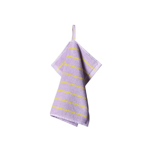 [�{���O�X�^]�n���h�^�I�� 30×30 ���C�g�p�[�v�� LILAC & NEON YELLOW NARAM WASH CLOTH