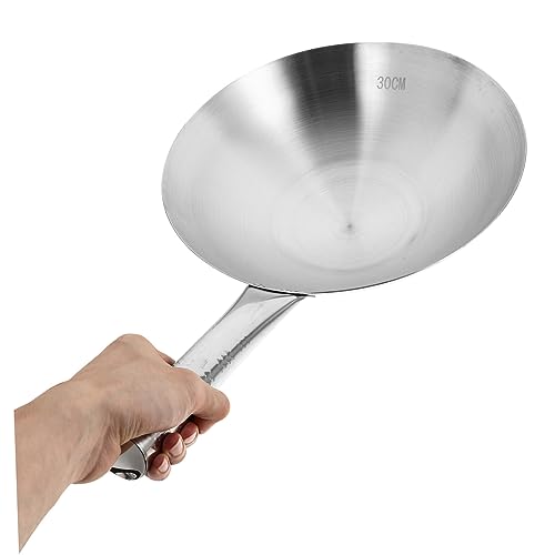 Wok de Acero Inoxidable Kichvoe con Mango Ergonómico miniatura 3