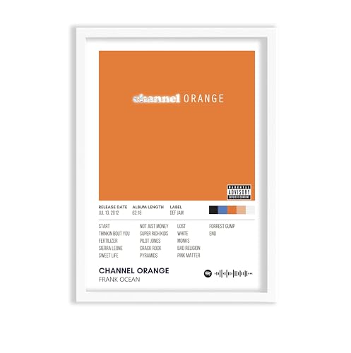 Image of Frank Ocean Music Poster 13x19 Inch Unframed | 300 GSM Matte Board Paper with Peel & Stick Tape Included | Blonde Album Wall Art | Posters for Wall | Home Decor | Wall Decor Items | Room Decoration Items