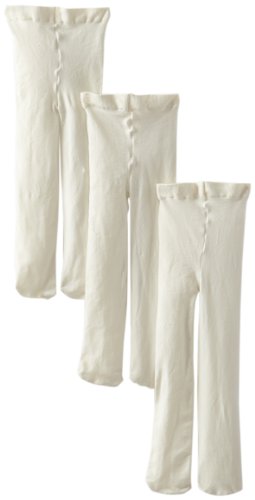 JEFRG Baby-Girls Newborn Smooth Microfiber Tights 3 Pair Pack