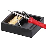 Supporto per saldatore – Contenitore in spugna di saldatura, supporto in ferro tipo G | Spugna saldante resistente al calore per ferro da stiro, supporto per pulizia ferro, supporto per attrezzi per