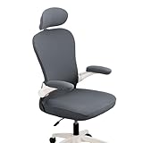 【Tissu de haute qualité】cette housse de chaise de bureau élastique est fabriquée en polyester de haute qualité. Extensible, douce, respirante et durable, elle offre une protection confortable à votre chaise de bureau tout au long de l'année.