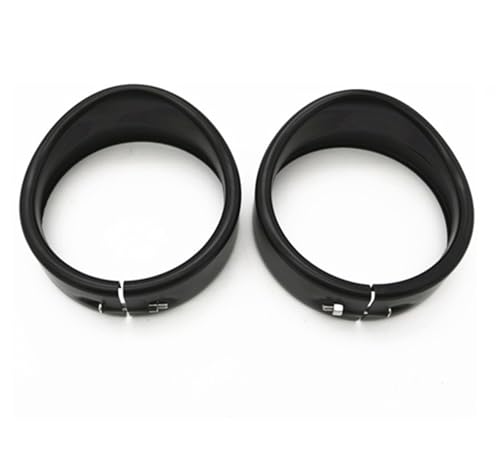 Anneau de finition pour phare moto 4.5" en acier robuste finition haut de gamme