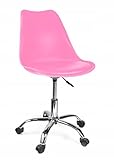 RÉGLAGE EN HAUTEUR: Équipée d'un vérin pneumatique permettant d'ajuster facilement la hauteur d'assise de 44 à 56 cm pour un confort personnalisé adapté à différentes tailles d'utilisateurs