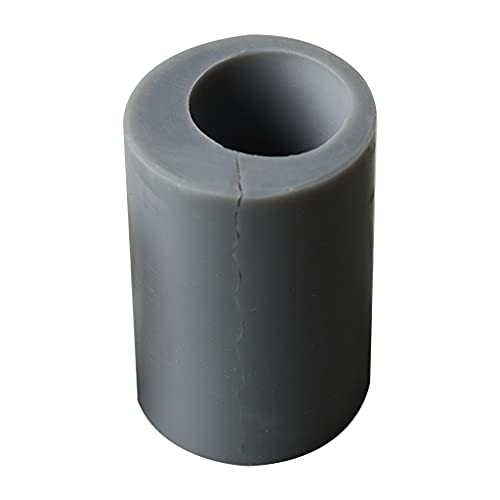 Stampo 3D a cilindro a forma di cuore in silicone per arte nuziale candela produzione di penne di sapone cera lozione strumenti