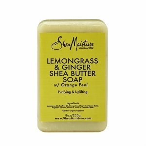 SheaMoisture Lemongrass & Ginger Shea Butter Soap - TWO 8 ounce bars