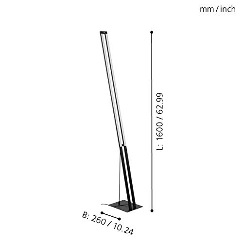 EGLO LED lámpara de pie táctil regulable 2 luces 4