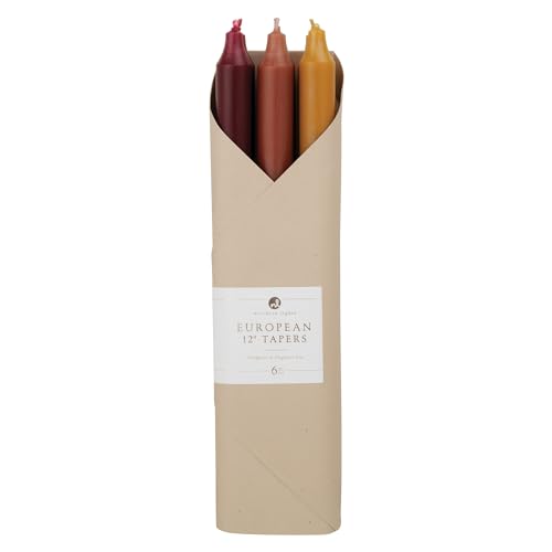 Northern Lights Candles - 12' 6pk Taper Combo - Autumn Harvest - 72744