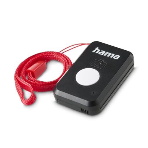Hama | Disparador Bluetooth Fotos Selfies (Disparador movil Tablet Bluetooth 5.3 Alcance 10m Compatible Android iPhone iOS) Negro