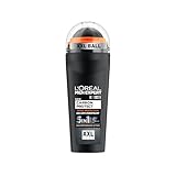 L'Oréal Men Expert Carbon Protect Desodorante Roll-On Anti-transpirante para hombre. Su fórmula 5 en 1 ofrece Protección Total 48h. Formato XXL 100ml