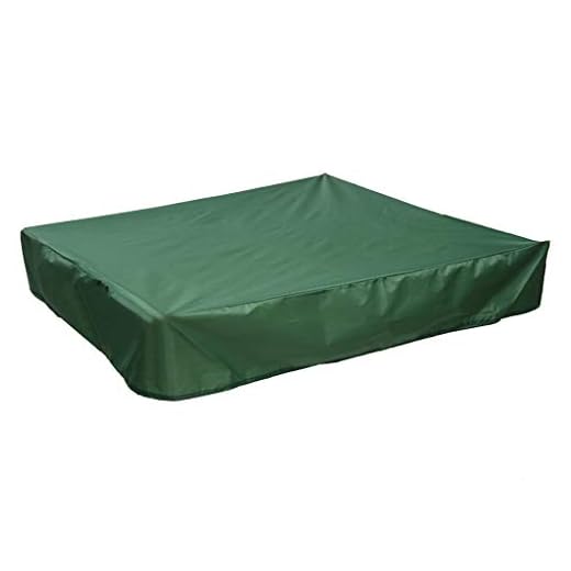 ruiruiNIE Funda Protectora para la Caja de Arena a Prueba de Polvo con cordón, Cubierta de Piscina Impermeable para arenero 120/150/180 / 200cm - 200X200cm