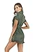 EraSpooky Women's Pilot Costume Sexy Flight Suit Army Girl Dress Uniform Military