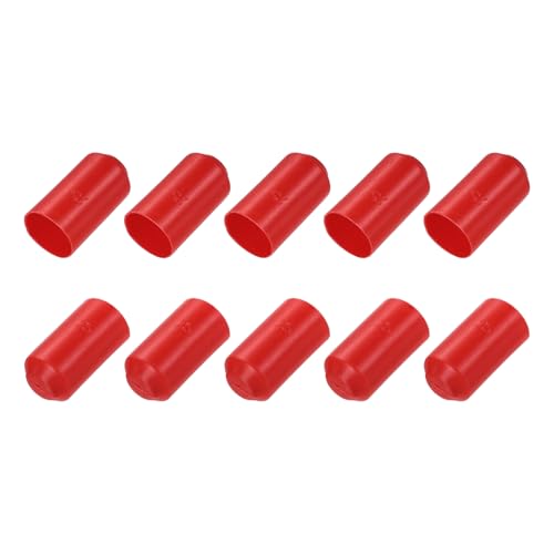Tapas termorretráctiles rojas impermeables de 25 mm para protección final de cable eléctrico
