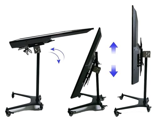 Soporte móvil para TV ajustable para 32-55 pulgadas miniatura 4