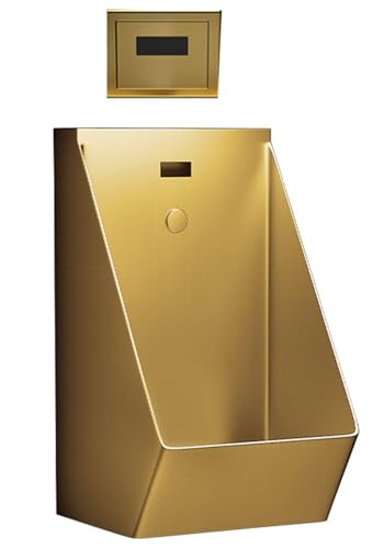 OTQEFTN Commercial Flushing Urinal with Sensor,304 Stainless Steel Urinal,Automatic Sensor Urinal Toilet,Intelligent Induction Design,Bar Urinals