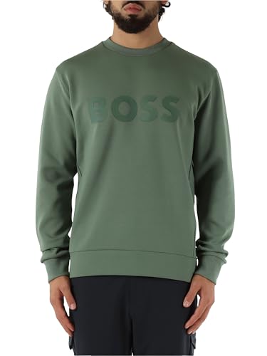 Sweat-shirt BOSS Salbo en jersey de coton haut de gamme