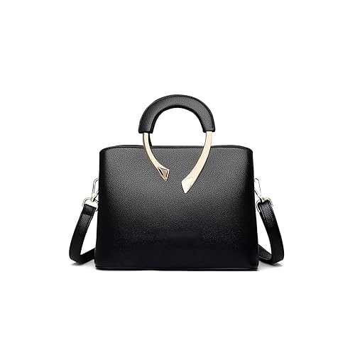 Vegan Leather Handbag for Women – Elegant Top Handle Purse