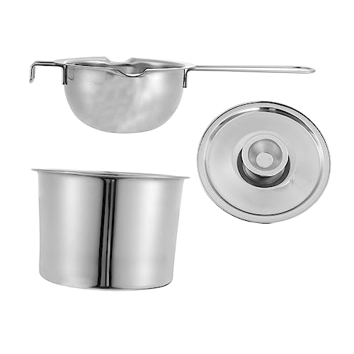 Garneck Melting Pot for Chocolate Butter Double Boiler Ergonomic Handle Portable Design for Home Kitchen Restaurants Shops Easy to Use