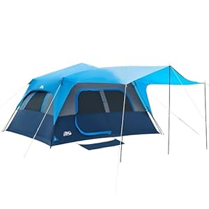 4/6/8 Person Instant Cabin Tent, Easy 60 Second Setup Family Tents for Camping, Pop up Camping Tent, Large Waterproof Tents for Outdoor Camping, Spacious Interior, Upgraded Ventilation