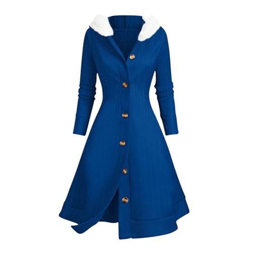 Robe hiver chic et elegant coupe slim a boutons ajustables - 4