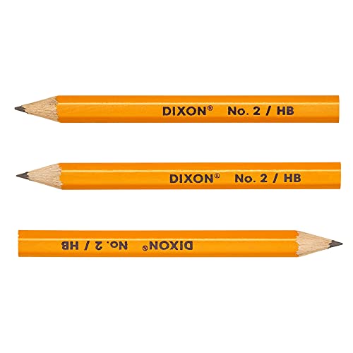 Dixon® Presharpened Golf Pencils, #2 Soft Lead, Yellow, Pack Of 144 #TOP1