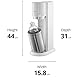 SodaStream Duo Sprudelmaschine, mit 1 Liter wiederverwendbarer BPA-freier Kunststoff-Wasserflasche, 1 L Glaskaraffe zum Karbonisieren und 60 Liter CO2-Gasflasche mit Schnellanschluss, Schwarz