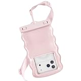 Case-Mate Wavy IP68 Waterproof Large Phone Pouch - Ballet Pink Twinkle