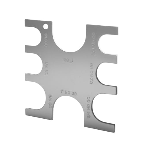 PEX Crimp Tool Go/No-Go Gauge, 3/8 In Replace for SharkBite Pipe Size Gauge Tool, Plumbing Crimping Tool Pex 23080