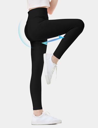 Girls Leggings Dance Active Pants Casual Tights Stretch Ankle Length for Kid Teens Yoga Running2