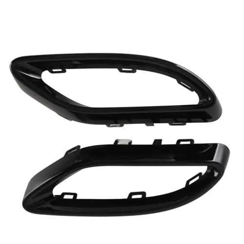 Garnitures d'échappement noir brillant au design profilé pour W177 et W205
